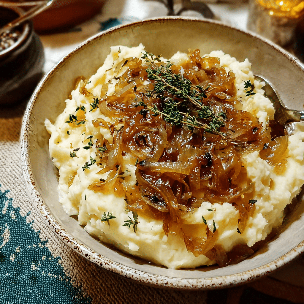 Next-Level Creamy Caramelized Onion Mashed Potatoes Recipe